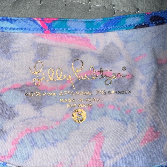 Lilly Pulitzer Women’s Knot Front Tunic Top – Long Sleeve – Size Small EUC - Picture 8 of 11